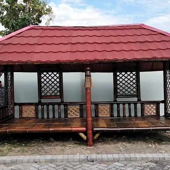 jasa pembuatan gazebo saung bambu 3